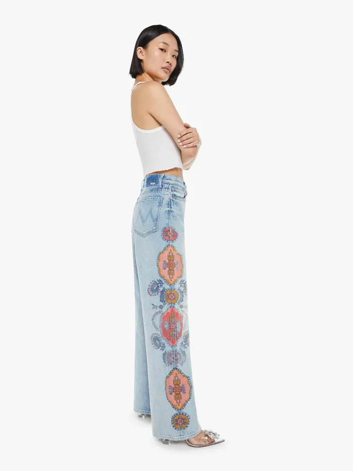 Mother Denim Petites Petites The Lil039 Maven Sneak Wash Side To Side 8211 Women