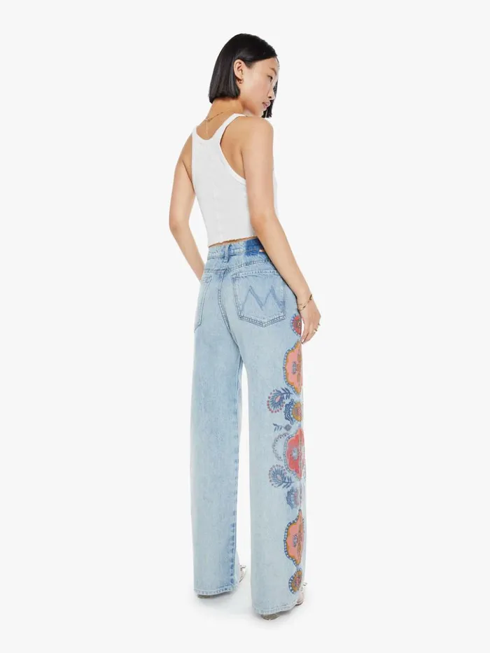 Mother Denim Petites Petites The Lil039 Maven Sneak Wash Side To Side 8211 Women