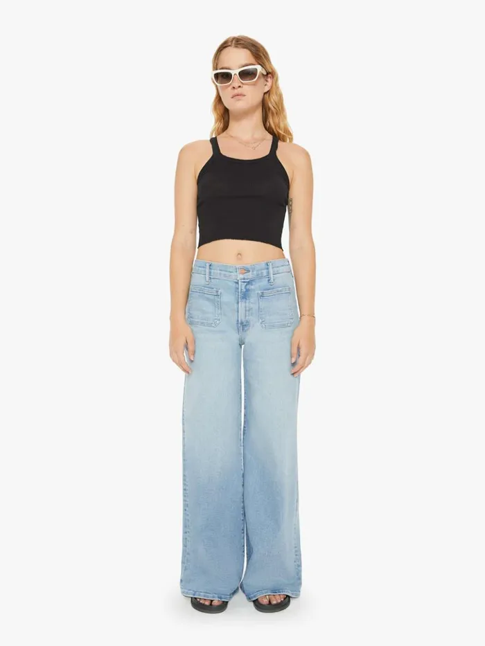 Mother Denim Petites Petites The Lil039 Patch Pocket Undercover Sneak Wash California Cruiser 8211 Women
