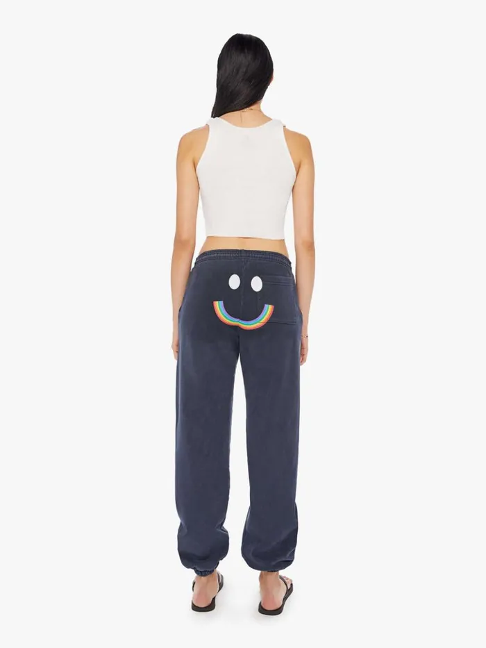 Mother Denim Rainbow Management Sweatpants Navy 8211 Women