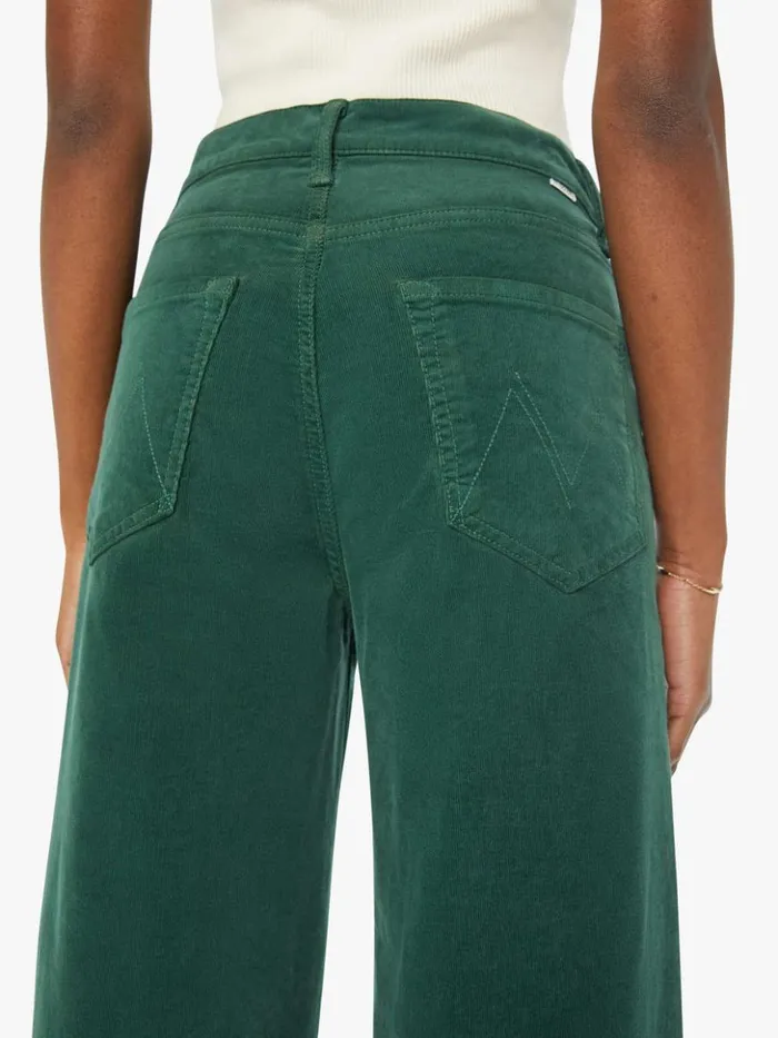 Mother Denim Relaxed The Ditcher Roller Zip Sneak Dark Green 8211 Women