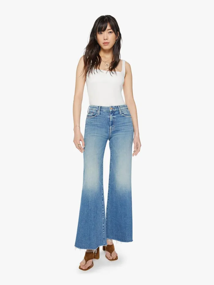 Mother Denim Relaxed The Roller Fray Wash Riding The Cliffside 8211 Women