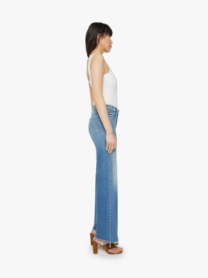 Mother Denim Relaxed The Roller Fray Wash Riding The Cliffside 8211 Women