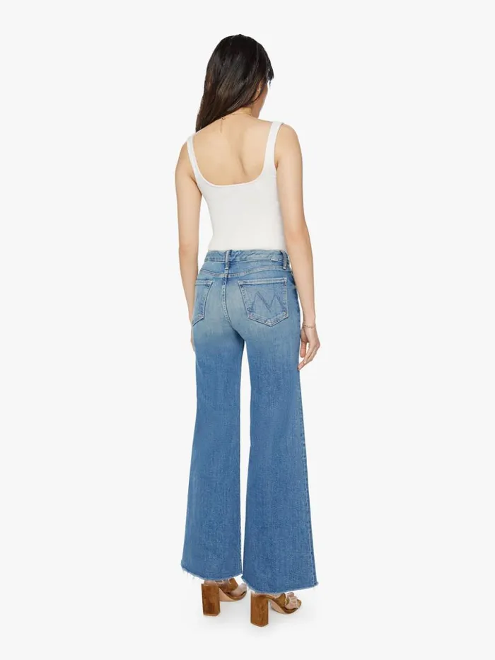 Mother Denim Relaxed The Roller Fray Wash Riding The Cliffside 8211 Women