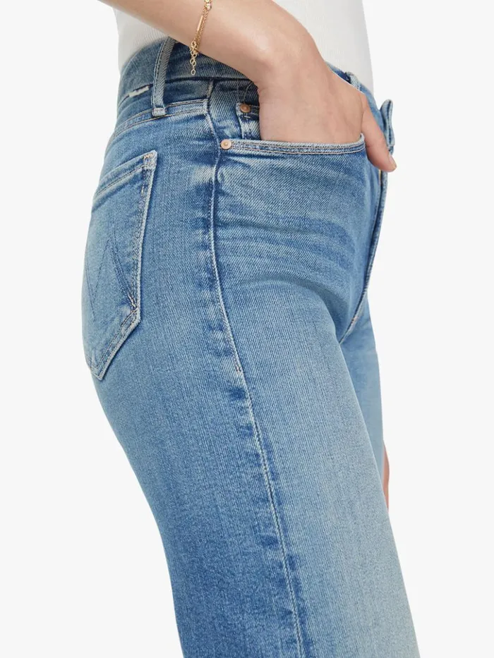 Mother Denim Relaxed The Roller Fray Wash Riding The Cliffside 8211 Women