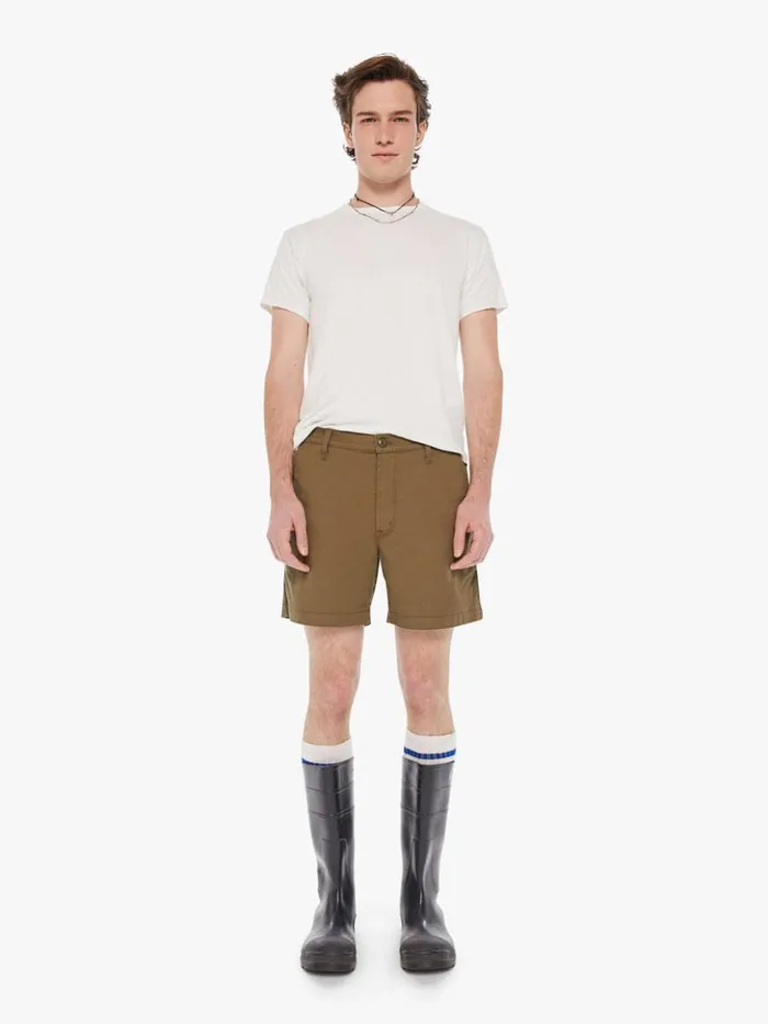 Mother Denim Shorts The Big Shot Prep Military Olive 8211 Men