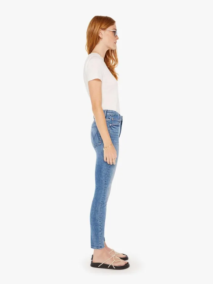 Mother Denim Skinny High Waisted Looker Ankle Wash On The Road 8211 Women
