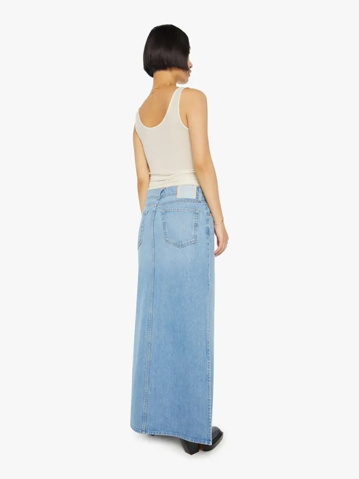Mother Denim Skirts Petites The Lil039 Fun Dip Slice Maxi Skirt Wash Nothing Else Like It 8211 Women