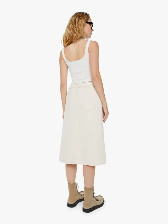 Mother Denim Skirts The Down Low Spinner Midi Act Natural 8211 Women Mother Denim Skirts The Down Low Spinner Midi Act Natural 8211 Women