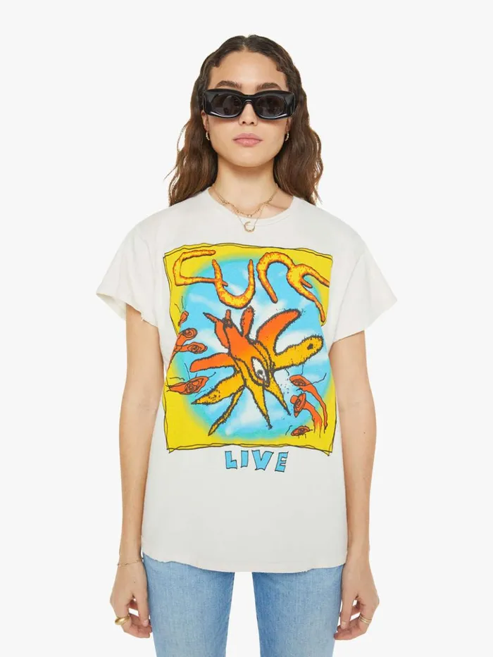 Mother Denim The Cure Tee Vintage White Offwhite 8211 Women