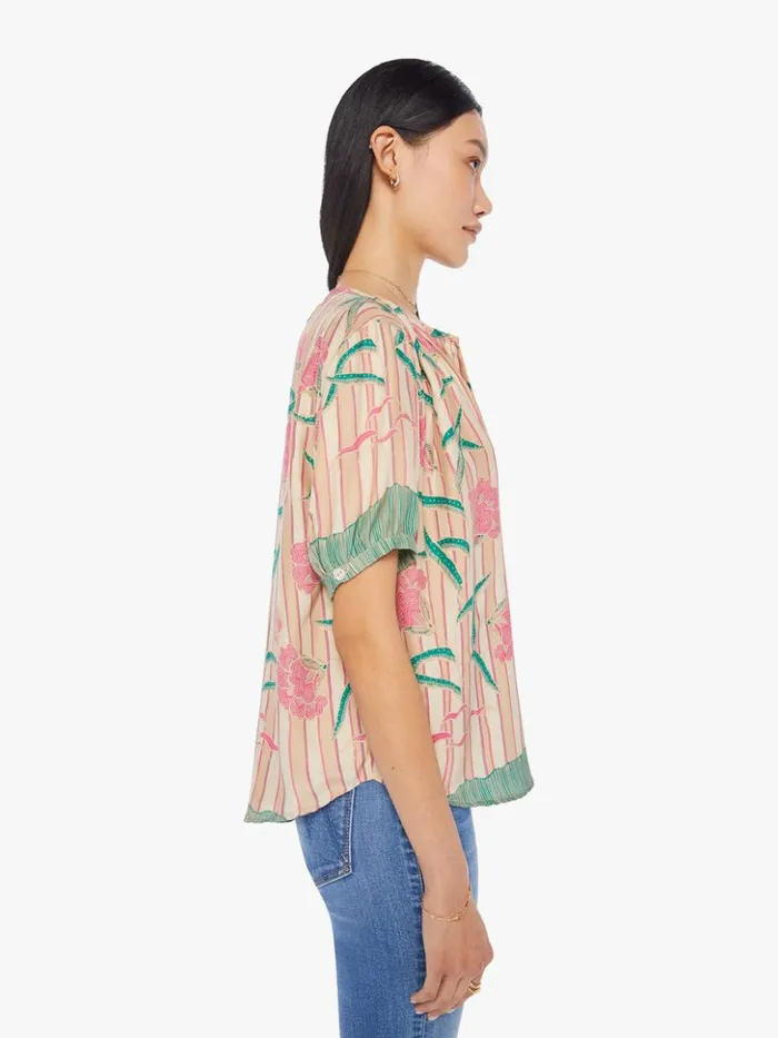 Mother Denim Violet Top Chamomile Rose 8211 Women