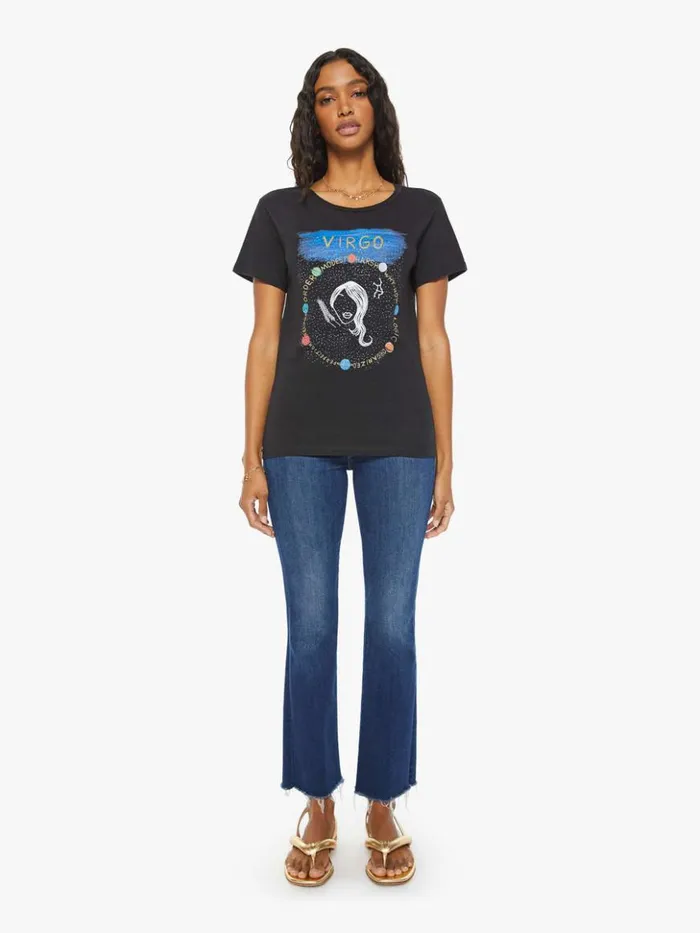 Mother Denim Virgo Zodiac Tee Black 8211 Women