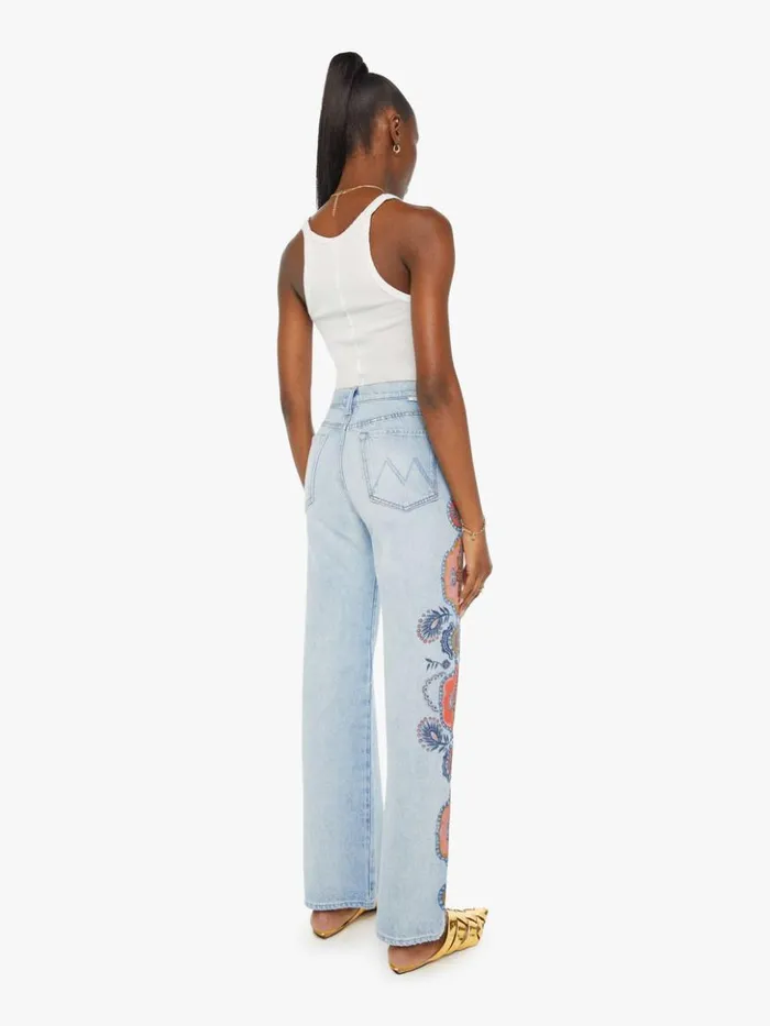 Mother Denim Wide Leg The Maven Sneak Wash Side To Side 8211 Women