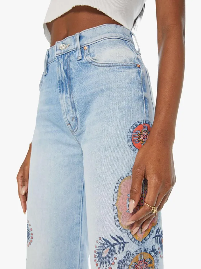 Mother Denim Wide Leg The Maven Sneak Wash Side To Side 8211 Women