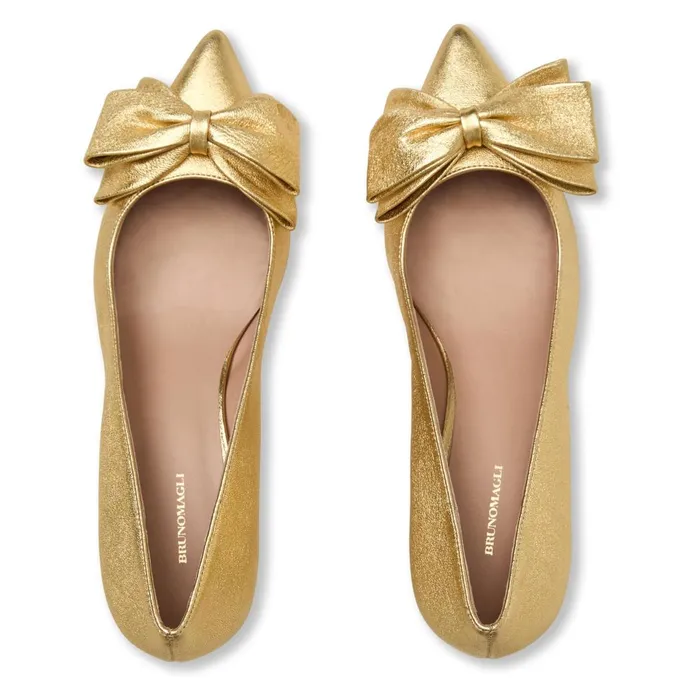Nadia Pump Gold Metallic Women Bruno Magli Pumps