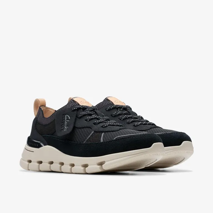 Nature X Cove Black Combination Women Clarks Sneakers