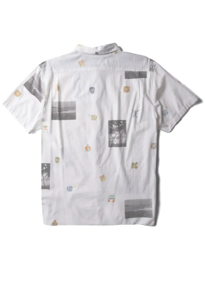 Neu Wave Eco Ss Shirt Bone Men Vissla Shirts and Flannels