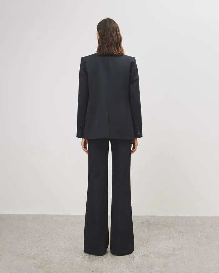 Nili Lotan ADELE BLAZER Dark Navy Women Jackets and Blazers
