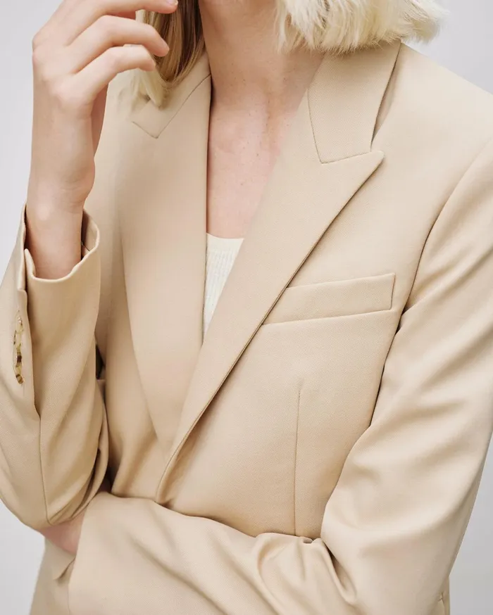 Nili Lotan ADELE BLAZER Dark Navy Women Jackets and Blazers