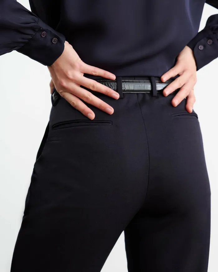 Nili Lotan ANATOLE PANT Brown Women Pants and Shorts