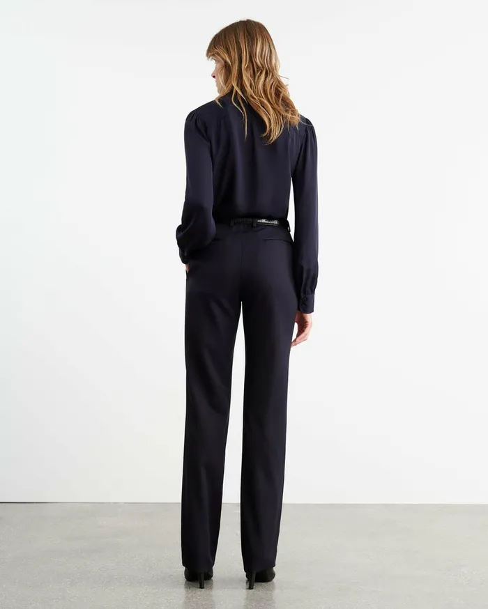Nili Lotan ANATOLE PANT Brown Women Pants and Shorts