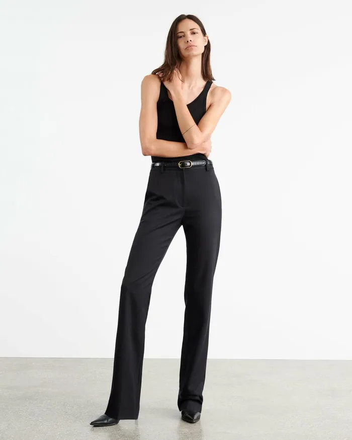 Nili Lotan ANATOLE PANT Brown Women Pants and Shorts