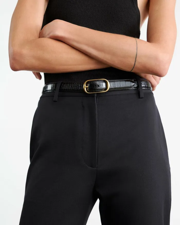 Nili Lotan ANATOLE PANT Brown Women Pants and Shorts
