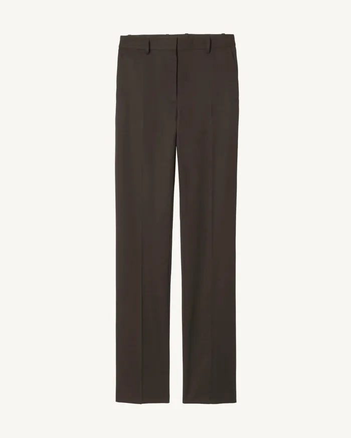 Nili Lotan ANATOLE PANT Brown Women Pants and Shorts