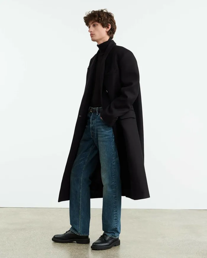 Nili Lotan ASHER SWEATER Black Men Sweaters