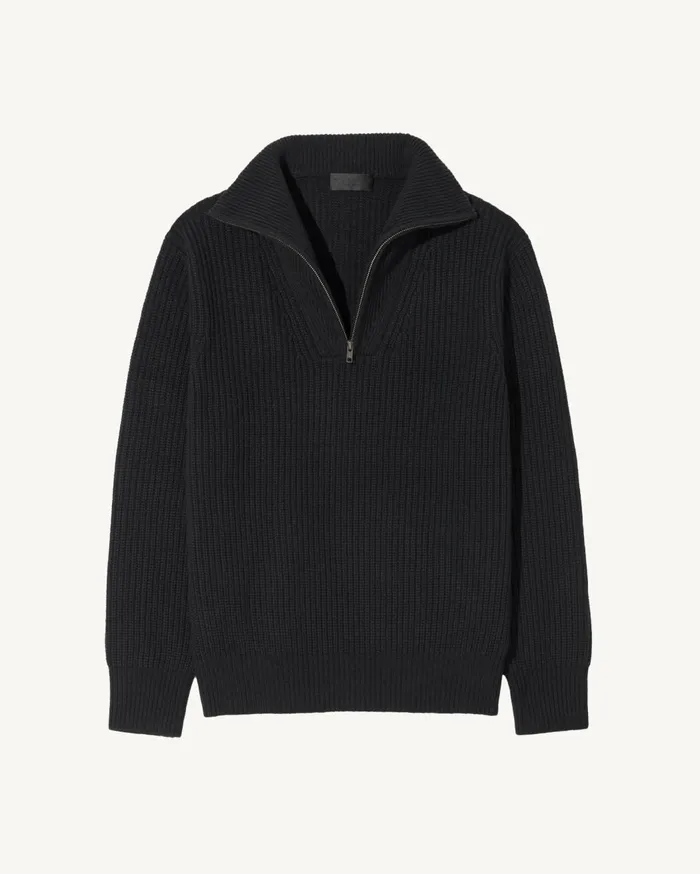 Nili Lotan HESTON SWEATER Tan Men Sweaters