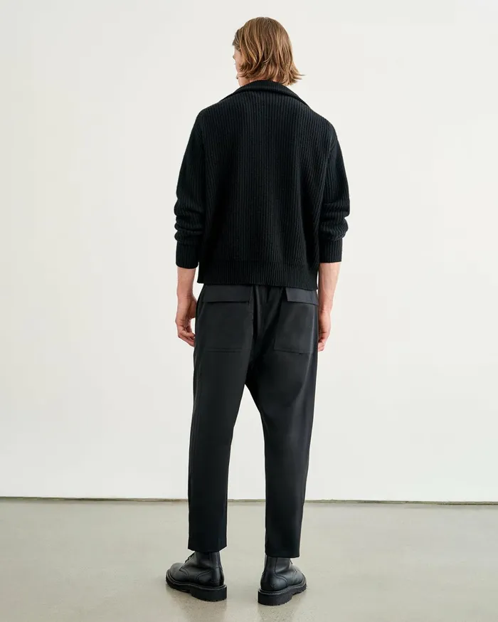 Nili Lotan HESTON SWEATER Tan Men Sweaters