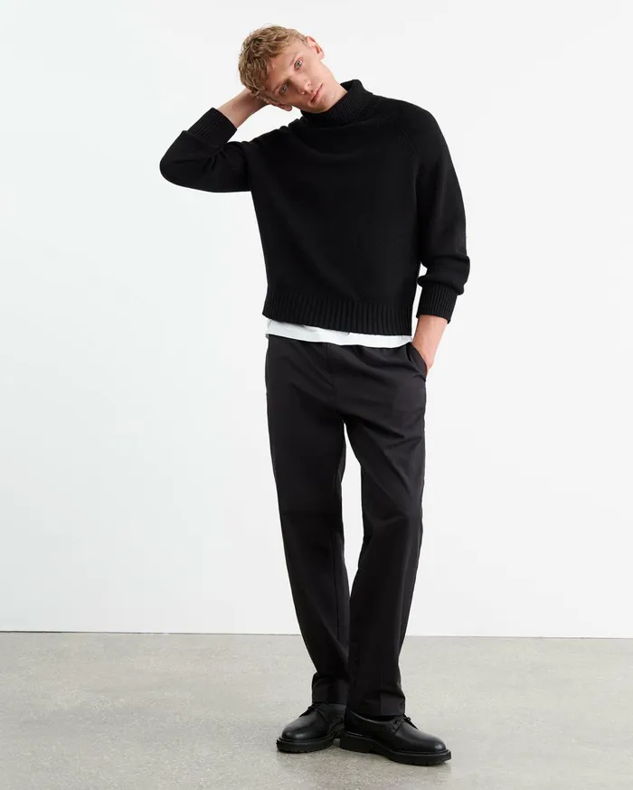 Nili Lotan LAWRENCE PANT Black Men Pants and Shorts