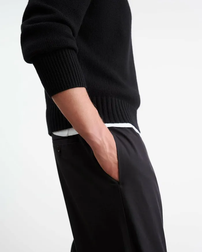 Nili Lotan LAWRENCE PANT Black Men Pants and Shorts