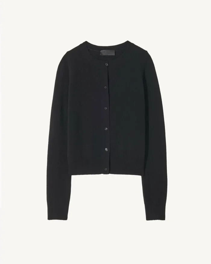 Nili Lotan MARCH CARDIGAN Espresso Women Knits and Sweaters