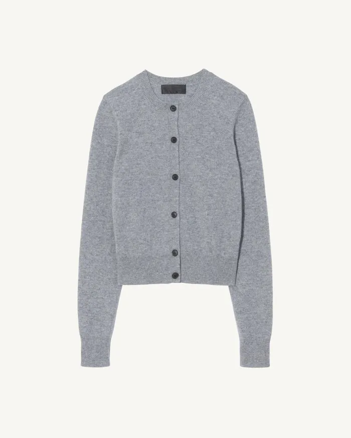 Nili Lotan MARCH CARDIGAN Espresso Women Knits and Sweaters