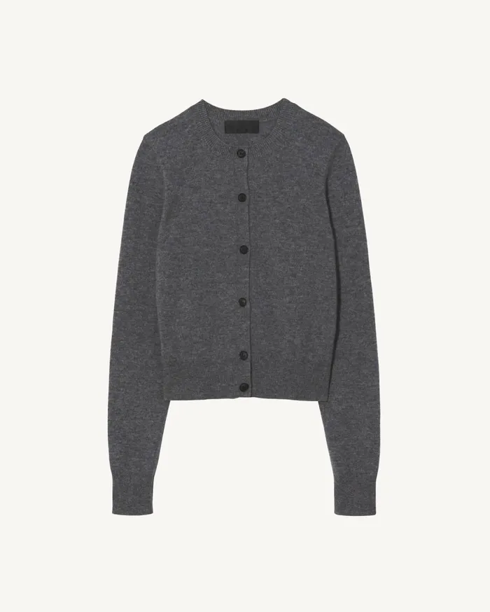 Nili Lotan MARCH CARDIGAN Espresso Women Knits and Sweaters