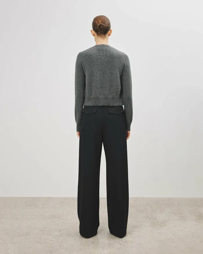 Nili Lotan MARCH CARDIGAN Espresso Women Knits and Sweaters