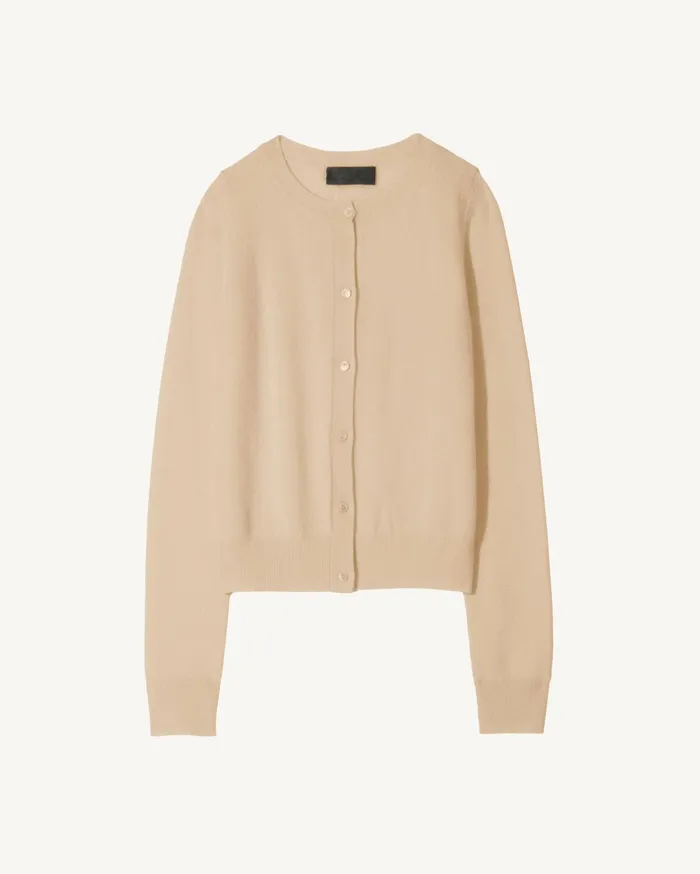 Nili Lotan MARCH CARDIGAN Espresso Women Knits and Sweaters