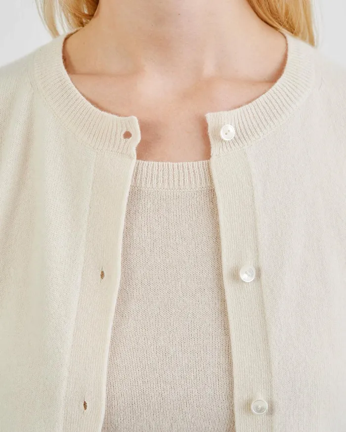 Nili Lotan MARCH CARDIGAN Espresso Women Knits and Sweaters