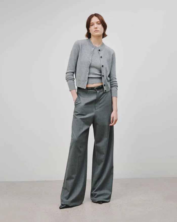 Nili Lotan MARCH CARDIGAN Espresso Women Knits and Sweaters
