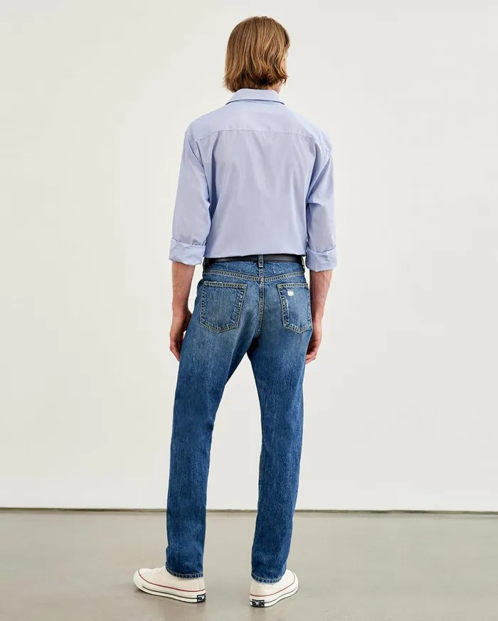 Nili Lotan NATHAN JEAN Classic Wash Men Denim