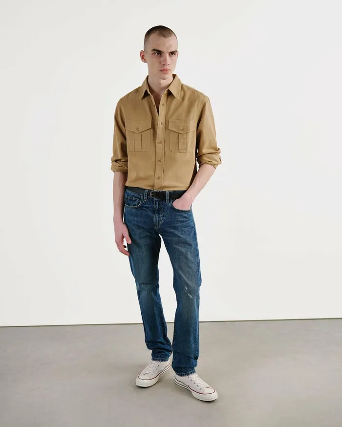 Nili Lotan NATHAN JEAN Classic Wash Men Denim