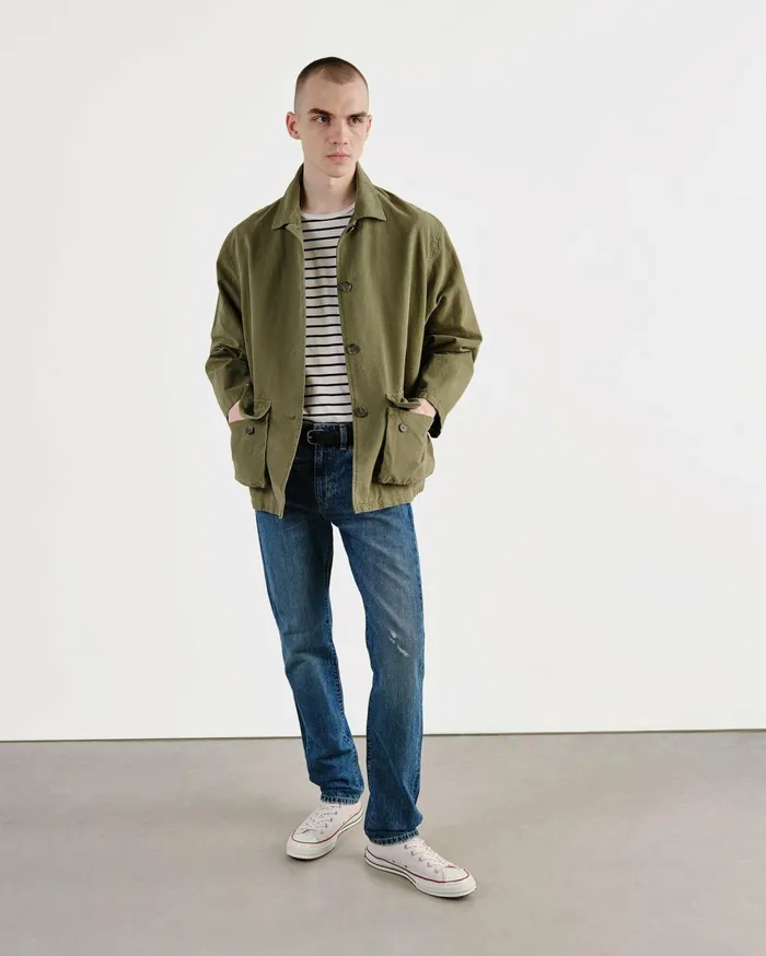 Nili Lotan NATHAN JEAN Classic Wash Men Denim