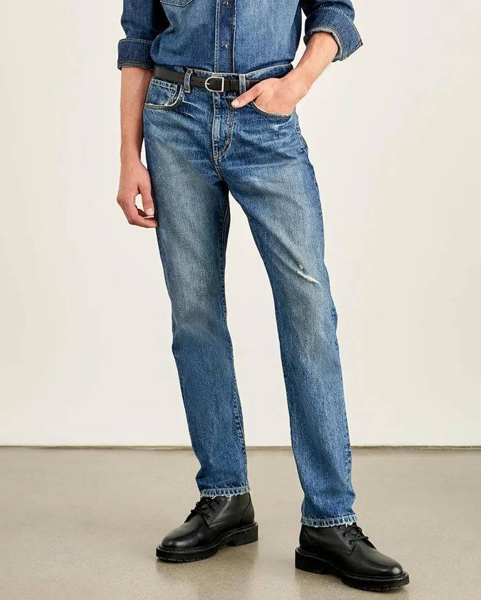 Nili Lotan NATHAN JEAN Classic Wash Men Denim