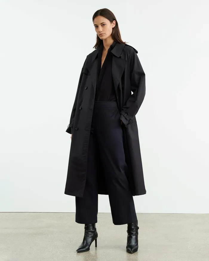 Nili Lotan NOHAN PANT Midnight Women Pants and Shorts