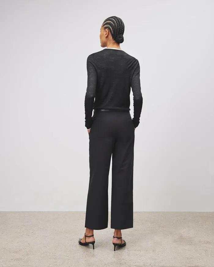 Nili Lotan NOHAN PANT Midnight Women Pants and Shorts