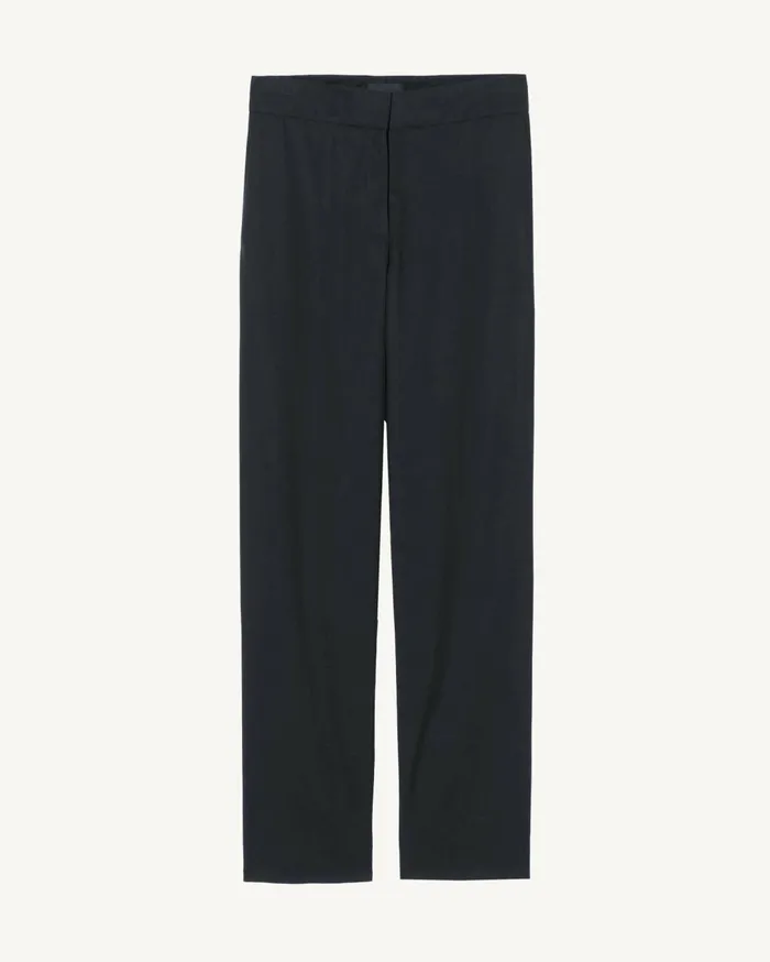 Nili Lotan NOHAN PANT Midnight Women Pants and Shorts