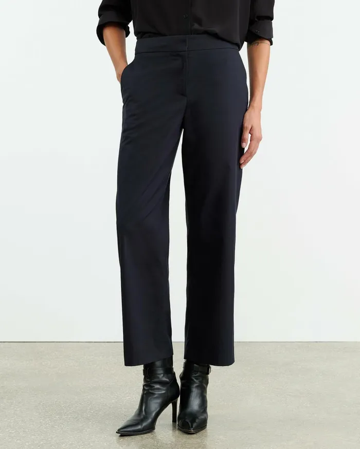 Nili Lotan NOHAN PANT Midnight Women Pants and Shorts