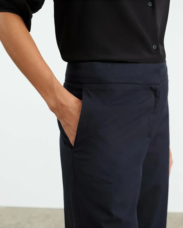 Nili Lotan NOHAN PANT Midnight Women Pants and Shorts