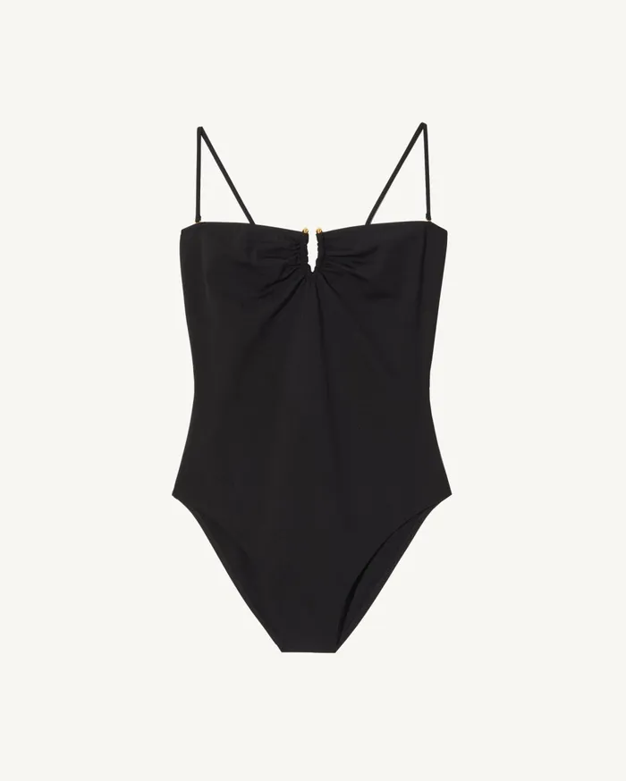 Nili Lotan ONE PIECE BATHING SUIT Black Women Swim
